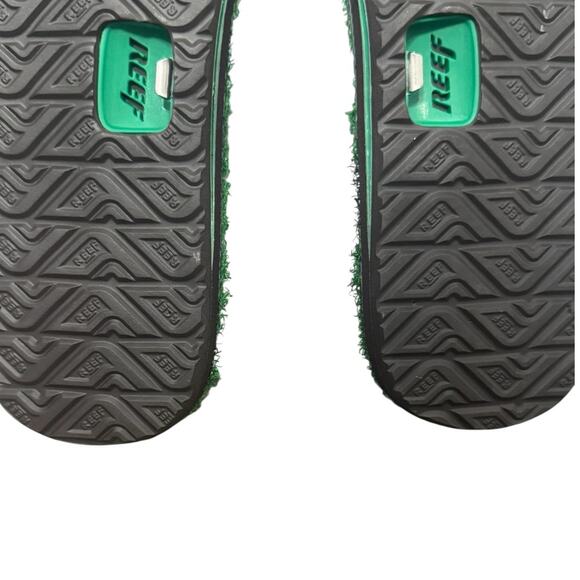 New! Reef Mens Mulligan II Sandals Golfing Fairway Grass Flip Flops - Size 10 - Picture 12 of 12